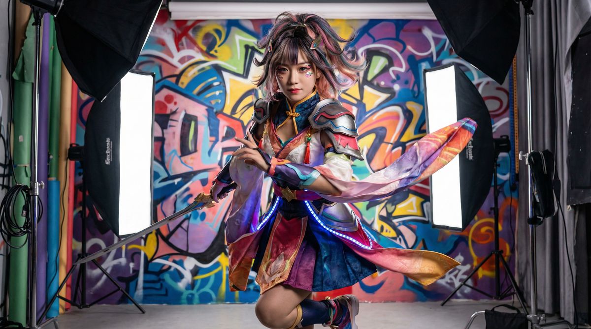 今日看料Cosplay视频演示